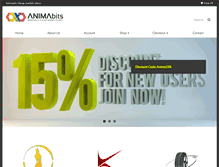 Tablet Screenshot of animabits.com